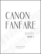 Canon Fanfare Orchestra sheet music cover